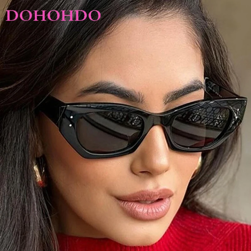 New Trendy Cat Eye Rice Nail Women Sunglasses Luxury Brand Design Small Frame Sunglass Men Outdoor Driving Eyewear Ladies UV400
New Trendy Cat Eye Rice Nail Women Sunglasses Luxury Brand Design Small Frame Sunglass Men Outdoor Driving Eyewear Ladies UV400