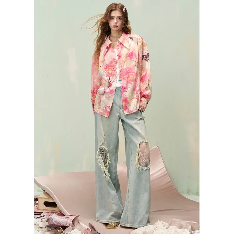 ELFSACK Pink Floral Blouse Women, Oversized Loose Fit, Trendy Sweet & Cool Style
ELFSACK Pink Floral Blouse Women, Oversized Loose Fit, Trendy Sweet & Cool Style