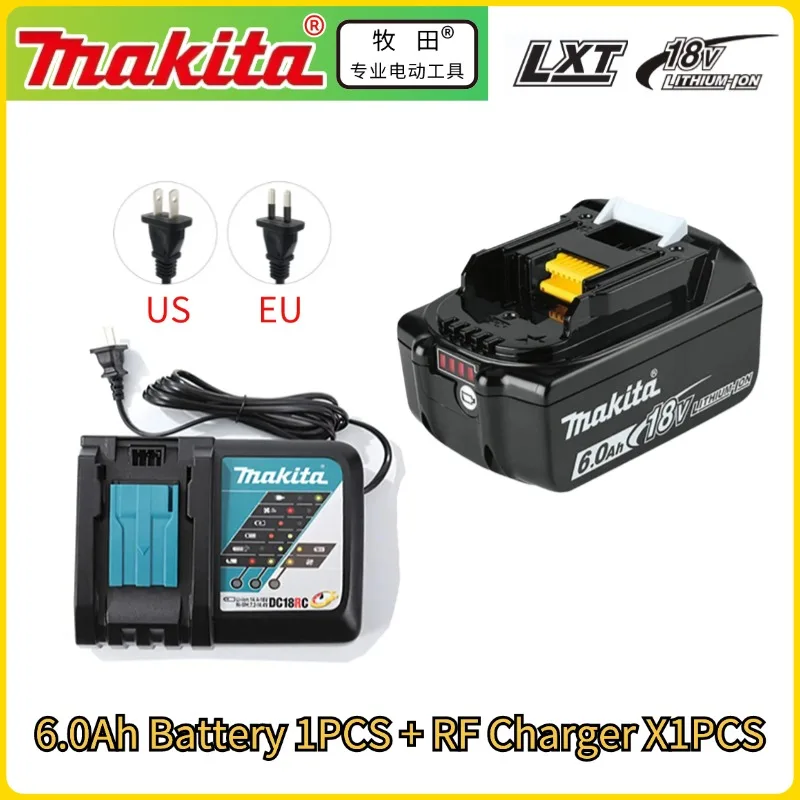 Original Makita 6Ah/5Ah/3Ah for Makita 18V Battery BL1830B BL1850B BL1850 BL1840 BL1860 BL1815 Replacement Lithium Battery
Original Makita 6Ah/5Ah/3Ah for Makita 18V Battery BL1830B BL1850B BL1850 BL1840 BL1860 BL1815 Replacement Lithium Battery