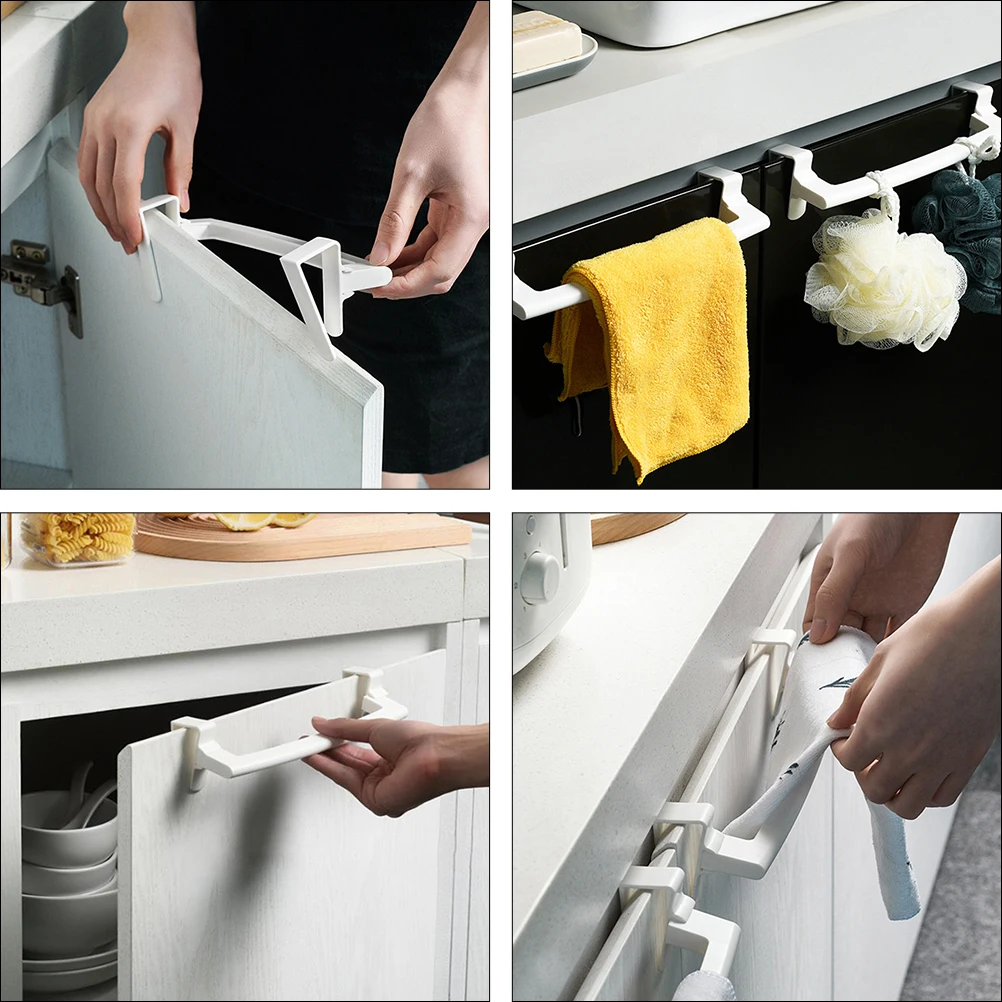 6pcs Plastic Towel Rack Sturdy Bathroom Shelf Organizer Over Door Towel Stand Heavy Duty Washcloths Holder Reusable For
6pcs Plastic Towel Rack Sturdy Bathroom Shelf Organizer Over Door Towel Stand Heavy Duty Washcloths Holder Reusable For