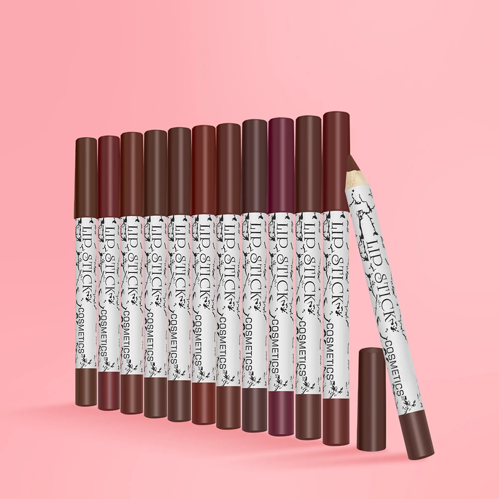 12pcs 12 Color Lip Liner Premium Material Waterproof Long Lasting Delicate Texture Natural Stereo Look Makeup Supplies
12pcs 12 Color Lip Liner Premium Material Waterproof Long Lasting Delicate Texture Natural Stereo Look Makeup Supplies