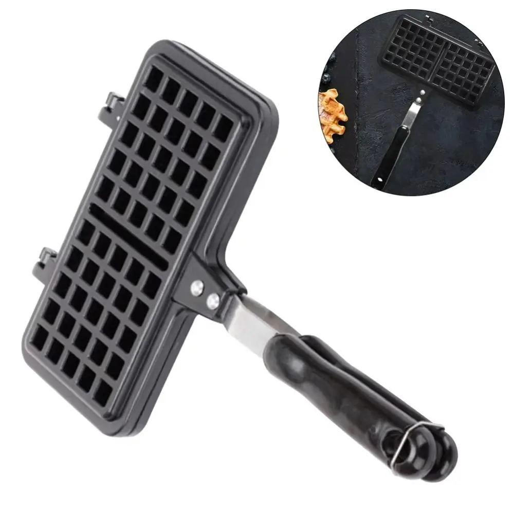 Easy Clean Cast Aluminum Waffle Baking Pan Long Handle Rectangle Waffle Mold Pan Double-Sided Durable Sandwich Maker Baking
Easy Clean Cast Aluminum Waffle Baking Pan Long Handle Rectangle Waffle Mold Pan Double-Sided Durable Sandwich Maker Baking