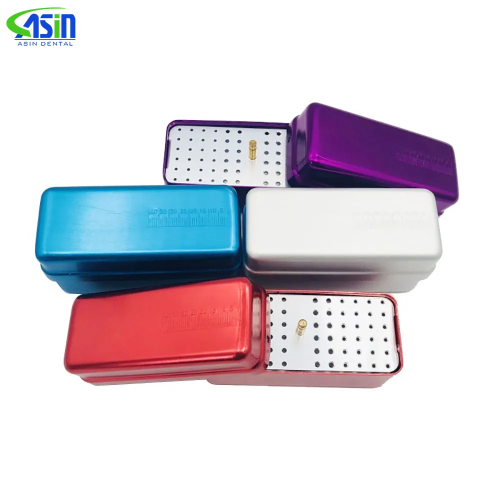 1pcs Aluminum Dental Disinfection Box Autoclave Sterilizer Case Burs Endo Files Holder 72 Holes For Burs Dentist Lab Instrument 
1pcs Aluminum Dental Disinfection Box Autoclave Sterilizer Case Burs Endo Files Holder 72 Holes For Burs Dentist Lab Instrument