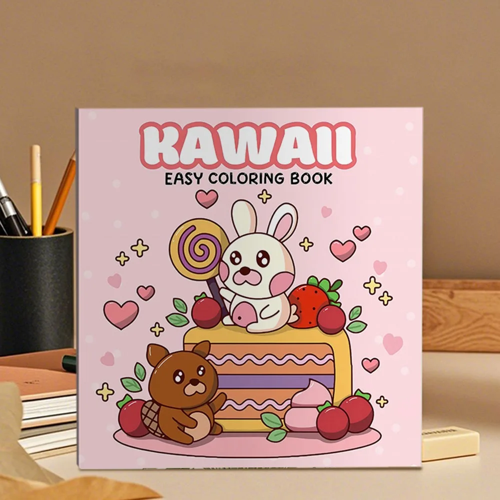 Cute Cartoon Coloring Book Stress Relief Painting Gift Graffiti Painting Book Educational Paperback for Adults And Teens
Cute Cartoon Coloring Book Stress Relief Painting Gift Graffiti Painting Book Educational Paperback for Adults And Teens