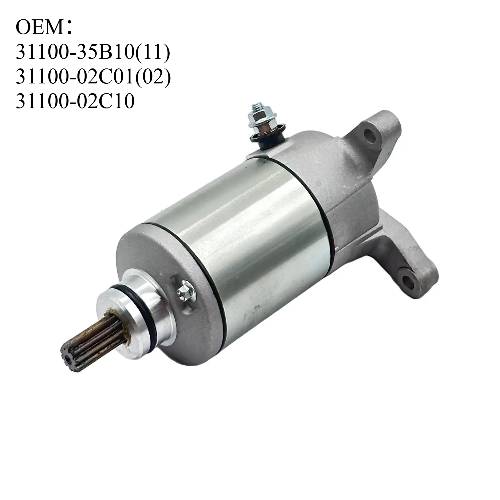 Starter Motor Assembly 31100-02C10 Compatible with Suzuki ATV Ozark 250 Quadrunner 160 230 Quadsport 250 31100-02C01 31100-02C02
Starter Motor Assembly 31100-02C10 Compatible with Suzuki ATV Ozark 250 Quadrunner 160 230 Quadsport 250 31100-02C01 31100-02C02
