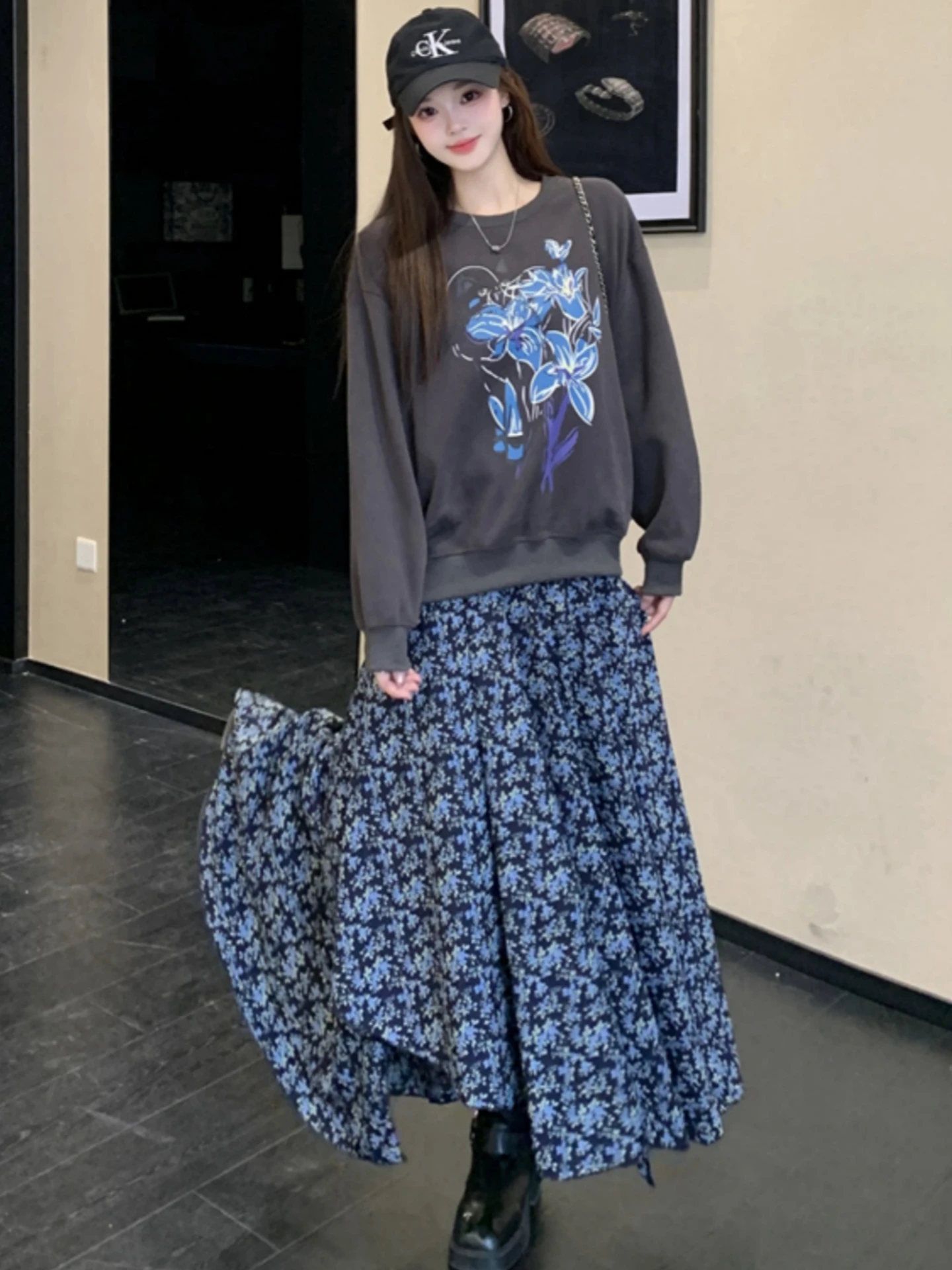 Spring Autumn plus Size Women's Floral Print Asymmetrical Hem Dress Cover up Top Bottoms Set Casual Commute Style Long Sleeve
Spring Autumn plus Size Women's Floral Print Asymmetrical Hem Dress Cover up Top Bottoms Set Casual Commute Style Long Sleeve