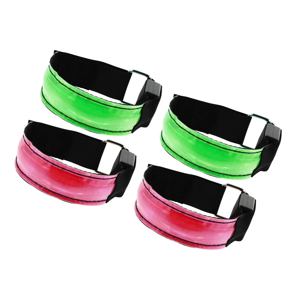 4pcs Night Running Reflective Bracelet LED Glowing Armband Wristband Light Strip Bands Adjustable Sports Outdoor Gear
4pcs Night Running Reflective Bracelet LED Glowing Armband Wristband Light Strip Bands Adjustable Sports Outdoor Gear