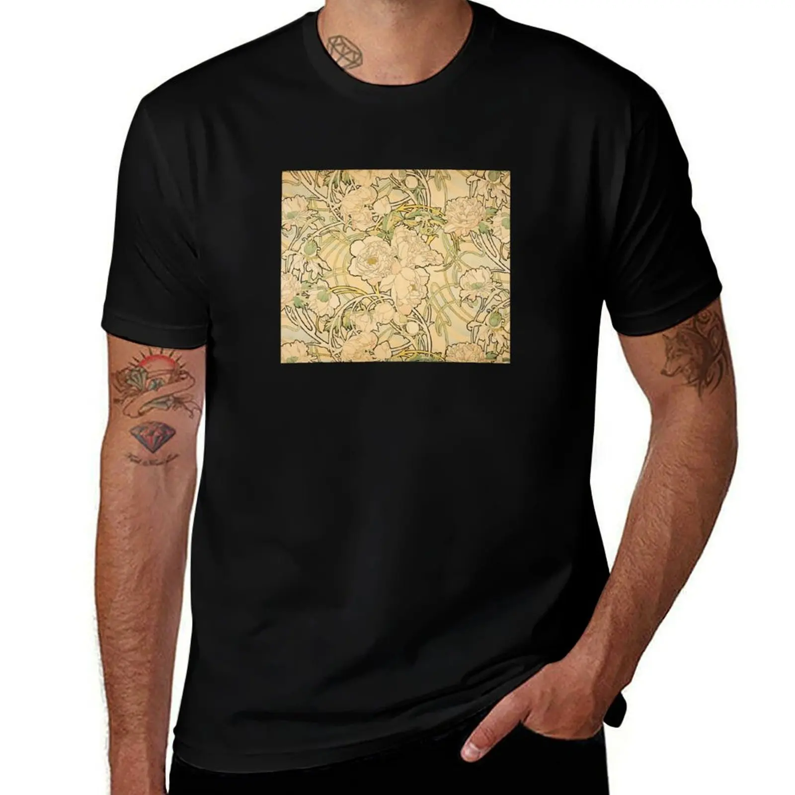 Peonies' by Alphonse Mucha (Reproduction) T-Shirt shirts graphic tee anime shirt cheap stuff mens big and tall t shirts
Peonies' by Alphonse Mucha (Reproduction) T-Shirt shirts graphic tee anime shirt cheap stuff mens big and tall t shirts