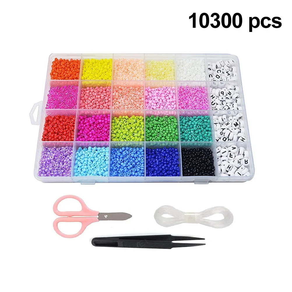 10300 pcs Crafting Beads Charms Jewelry Bracelet Necklace Making Cross Stitch Loose Kit DIY Alphabet Multi Colors Shape Beads
10300 pcs Crafting Beads Charms Jewelry Bracelet Necklace Making Cross Stitch Loose Kit DIY Alphabet Multi Colors Shape Beads
