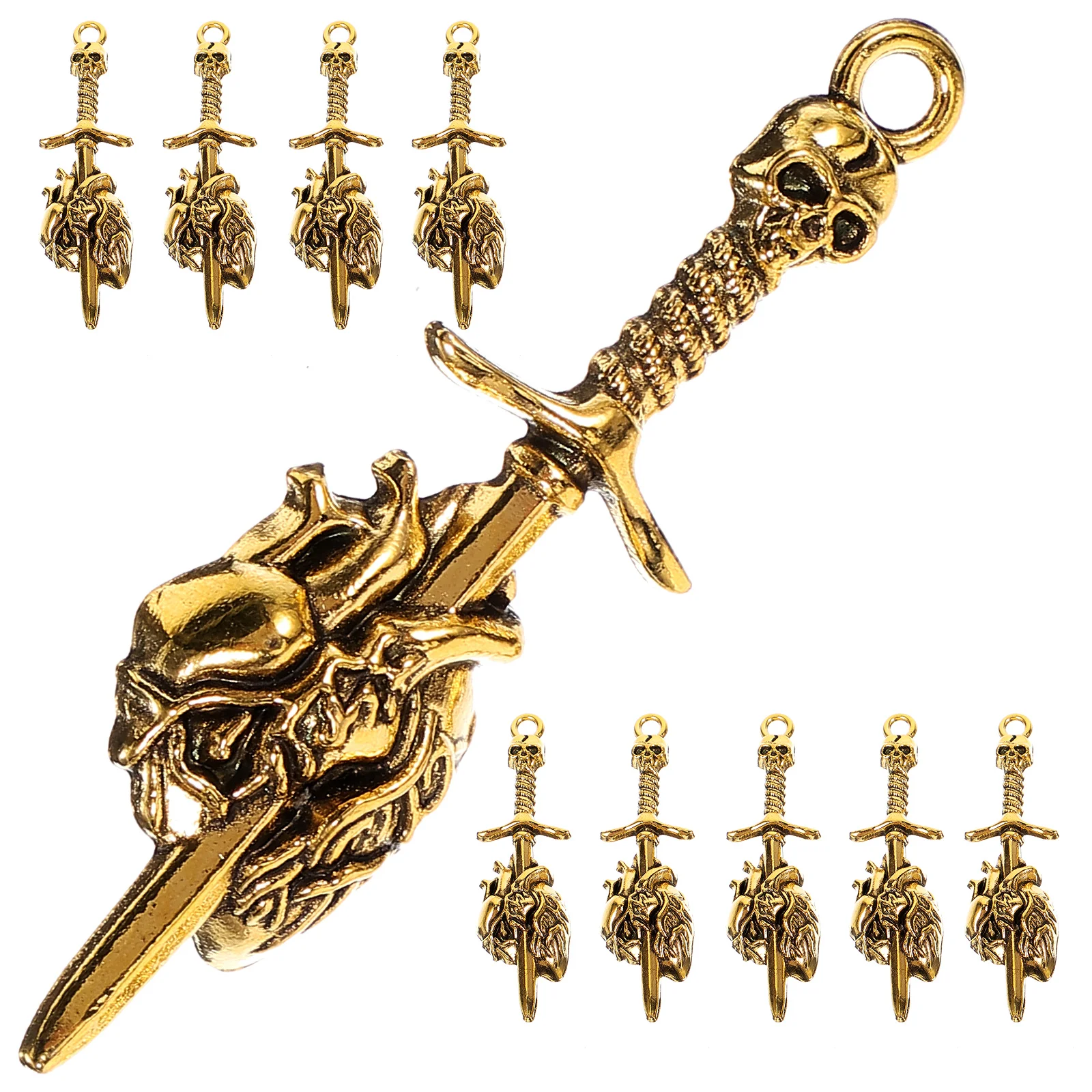 10 Pcs Jewelry DIY Swords Charm Cell Phone Guitar 5x12cm Necklace Golden Crafts Making Earring Man
10 Pcs Jewelry DIY Swords Charm Cell Phone Guitar 5x12cm Necklace Golden Crafts Making Earring Man