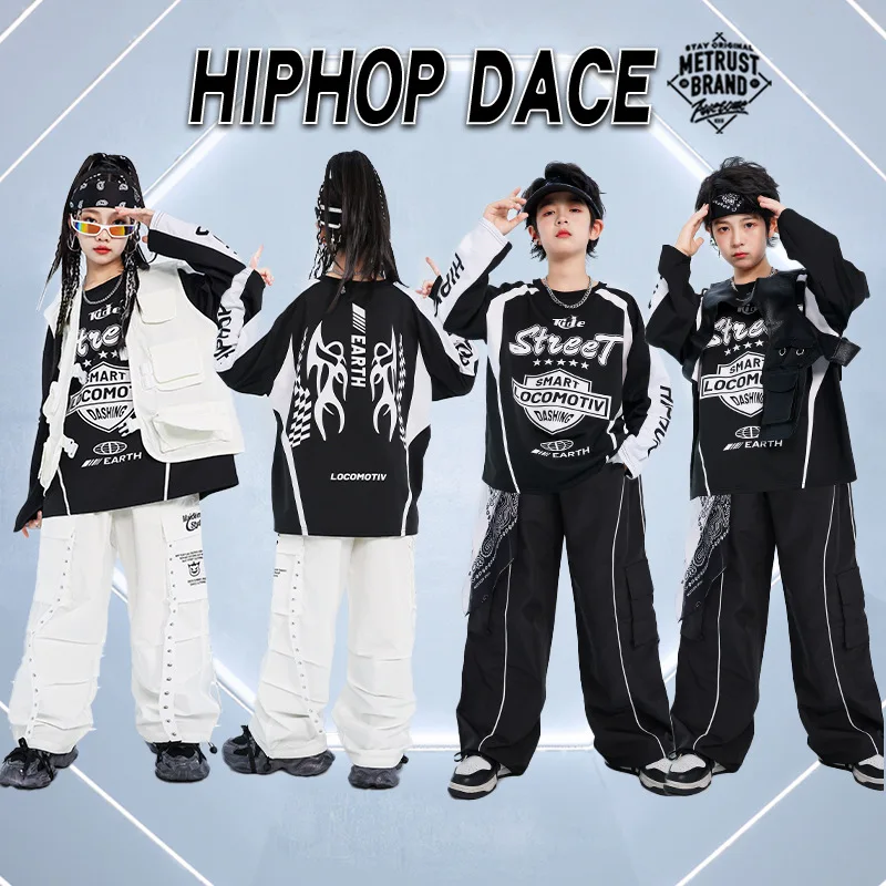 Girls K-pop Sweatshirt Yellow Vest Letter Joggers Pants Boy Hip Hop Costumes Children Streetwear Kids Jazz Dance Clothes Sets
Girls K-pop Sweatshirt Yellow Vest Letter Joggers Pants Boy Hip Hop Costumes Children Streetwear Kids Jazz Dance Clothes Sets