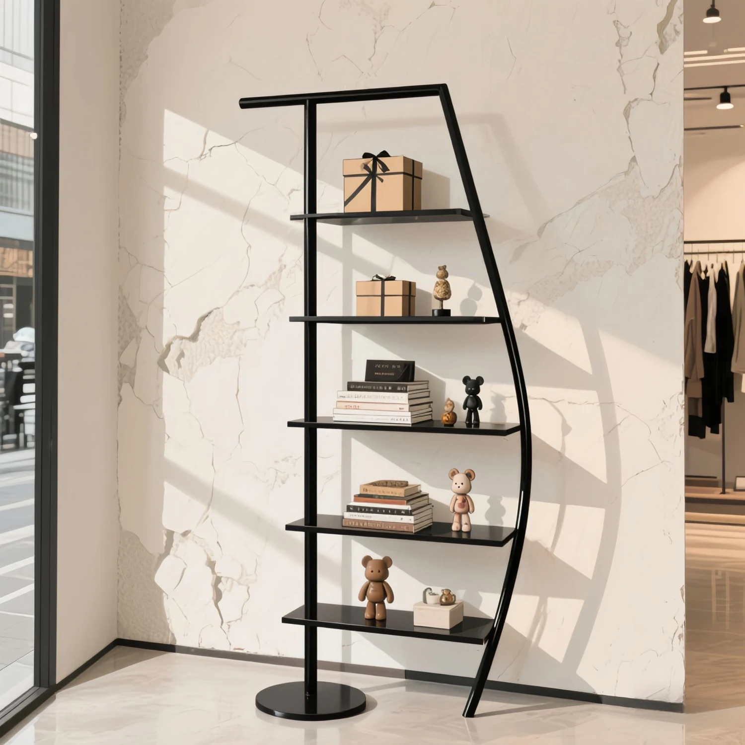 Wrought iron Nakajima display stand Industrial style decoration Living room shelf Multi-layer shelf Internet celebrity
Wrought iron Nakajima display stand Industrial style decoration Living room shelf Multi-layer shelf Internet celebrity
