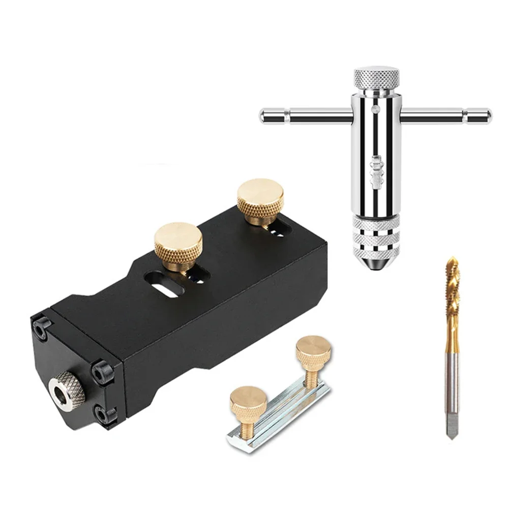 Positioning Puncher Drill Guide Tapping Aid Tap Wrench Tap Kit For Precision Aluminum 2020/2040/3030/3060 Profile Woodworking
Positioning Puncher Drill Guide Tapping Aid Tap Wrench Tap Kit For Precision Aluminum 2020/2040/3030/3060 Profile Woodworking