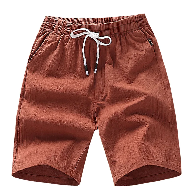 Summer and Autumn Korean Casual Pure Color Elastic Waist Cotton Linen Beach Pants Sports Shorts for Men
Summer and Autumn Korean Casual Pure Color Elastic Waist Cotton Linen Beach Pants Sports Shorts for Men