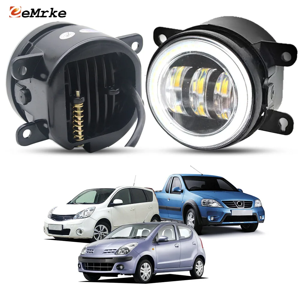 White+ Yellow Led Fog Lights 40W Angel Eyes DRL For Nissan Note E11 2009 2010 2011 NP200 Pixo Leaf ZE0 Daytime Running Lamp
White+ Yellow Led Fog Lights 40W Angel Eyes DRL For Nissan Note E11 2009 2010 2011 NP200 Pixo Leaf ZE0 Daytime Running Lamp