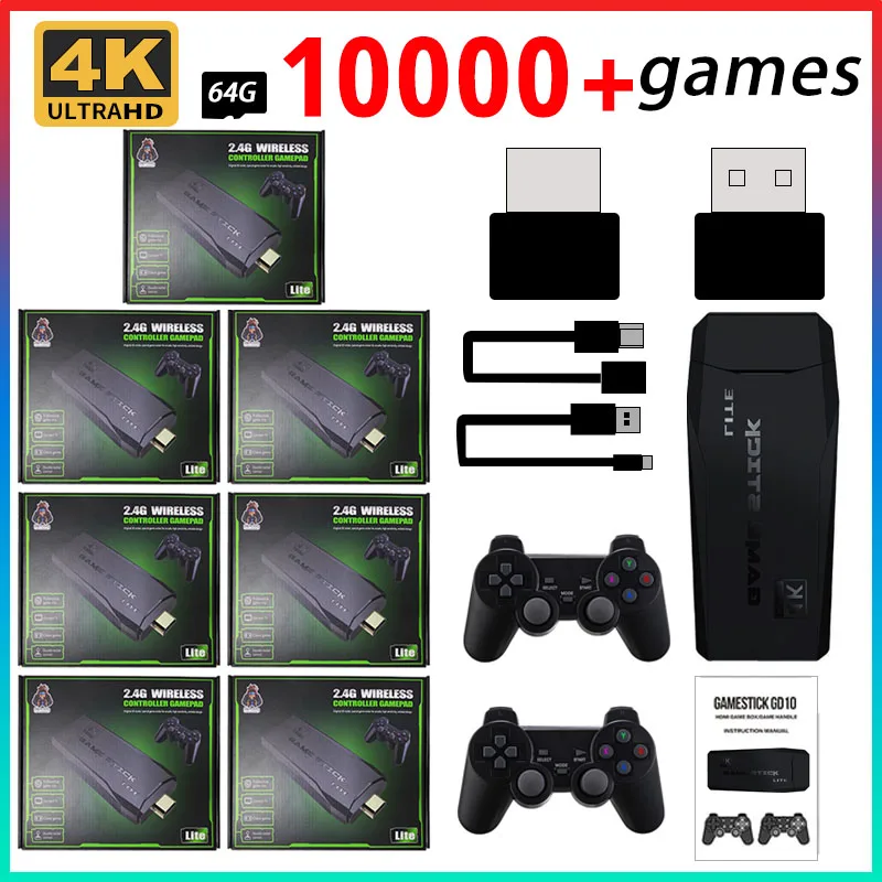 5Pcs M8 64G Video Game Console For PS1/ GBAWireless Controller Game Stick Built-in 15000 Game Boy Xmas Gift Console
5Pcs M8 64G Video Game Console For PS1/ GBAWireless Controller Game Stick Built-in 15000 Game Boy Xmas Gift Console