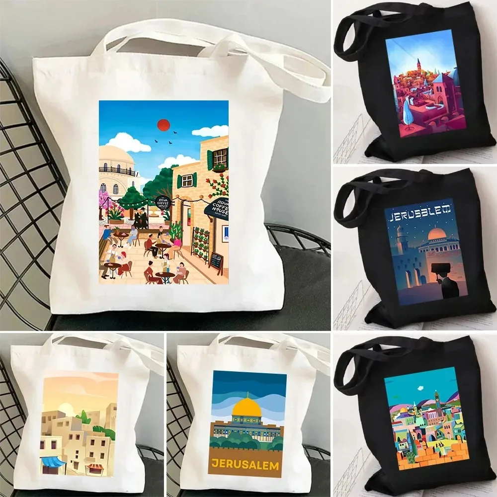 Холщовая большая сумка с принтом городской пейзажа, красочный дизайн архитектурного искусства, идеально подходит для любителей путешествий, модная экологически чистая сумка для переноски
Холщовая большая сумка с принтом городской пейзажа, красочный дизайн архитектурного искусства, идеально подходит для любителей путешествий, модная экологически чистая сумка для переноски
