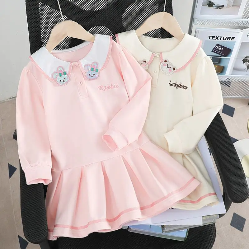 Spring Autumn Sweet Children Princess Long Sleeve Skirt Baby Cute Lovely Doll College Princess Hoodie Clothes Gifts for Kids
Spring Autumn Sweet Children Princess Long Sleeve Skirt Baby Cute Lovely Doll College Princess Hoodie Clothes Gifts for Kids