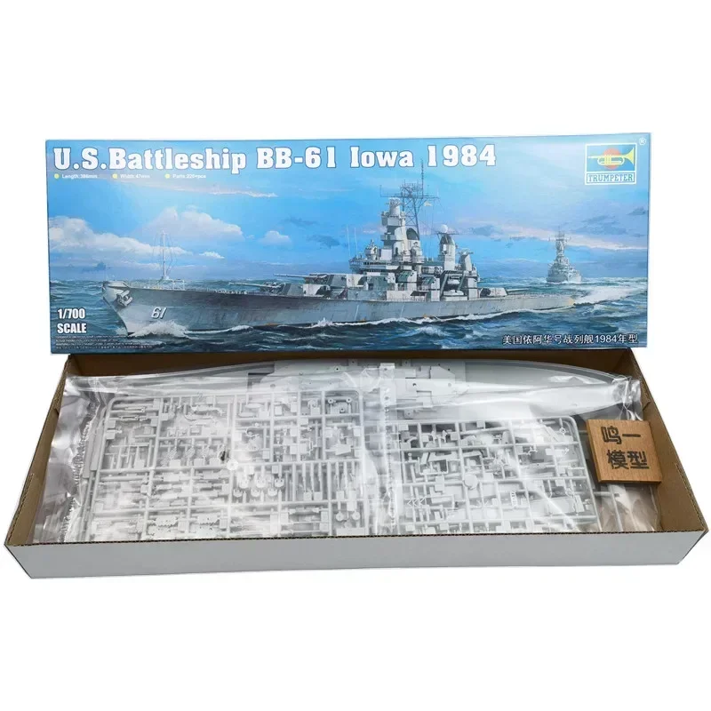 Trumpeter 05701 Масштаб 1/700 US BB-61 USS Iowa Линкор (1984) Набор моделей для сборки для военных хобби и коллекции «сделай сам»
Trumpeter 05701 Масштаб 1/700 US BB-61 USS Iowa Линкор (1984) Набор моделей для сборки для военных хобби и коллекции «сделай сам»