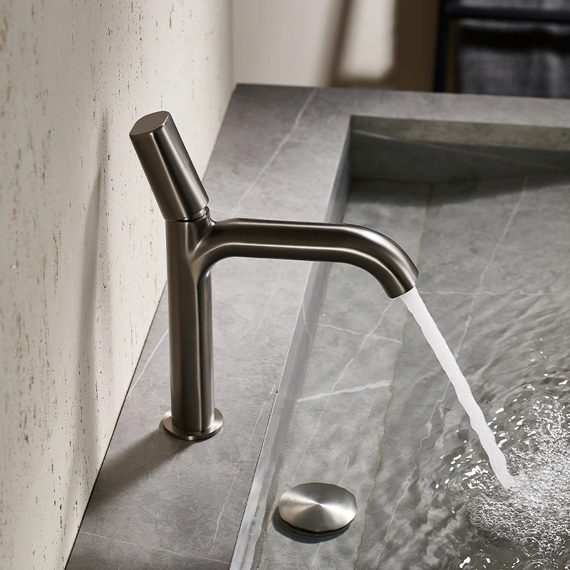 Wash basin cold and hot water faucet all copper gray bathroom face wash basin table under basin Bathroom cabinet washing t
Wash basin cold and hot water faucet all copper gray bathroom face wash basin table under basin Bathroom cabinet washing t