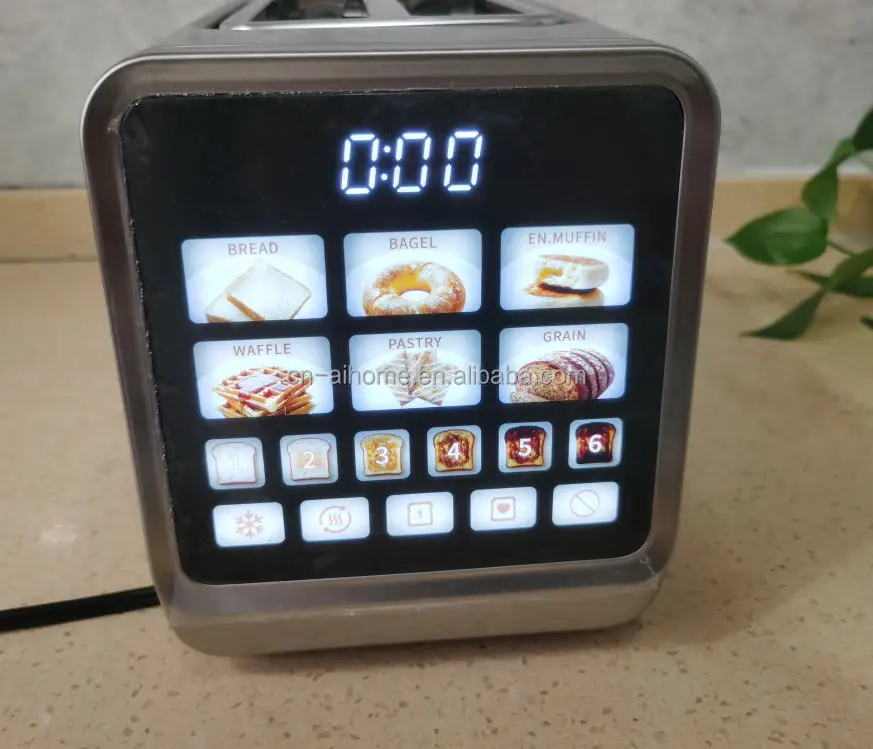 2026 New Extra-Wide Slot 2-Slice Toaster with Touchscreen Control Quick Reheat Defrost Thick Slices Bagel Bread Toasters
2026 New Extra-Wide Slot 2-Slice Toaster with Touchscreen Control Quick Reheat Defrost Thick Slices Bagel Bread Toasters