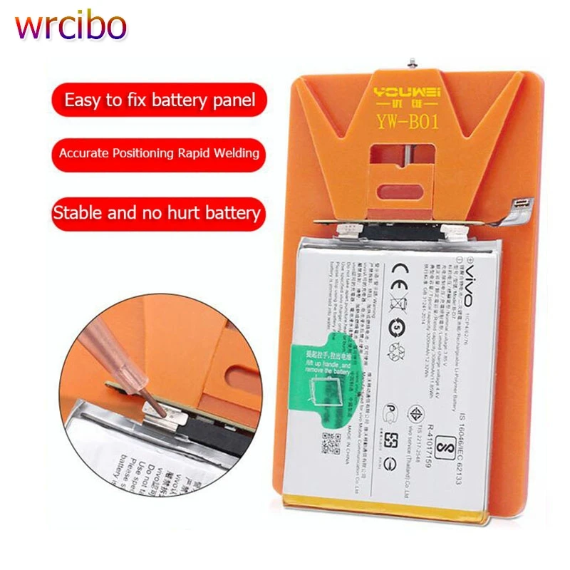 Universal Battery Spot Welding Fixture For iPhone Samsung Mobile Phone Batteries BMS Flex Replacement Fixed Soldering Tool
Universal Battery Spot Welding Fixture For iPhone Samsung Mobile Phone Batteries BMS Flex Replacement Fixed Soldering Tool
