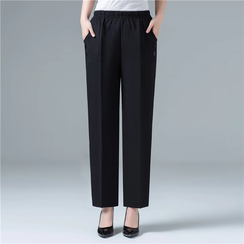 Summer Women Cotton Linen Harem Pants Ankle-Length Trousers Women Vintage Korean Pants High Waist Black Straight Pants
Summer Women Cotton Linen Harem Pants Ankle-Length Trousers Women Vintage Korean Pants High Waist Black Straight Pants