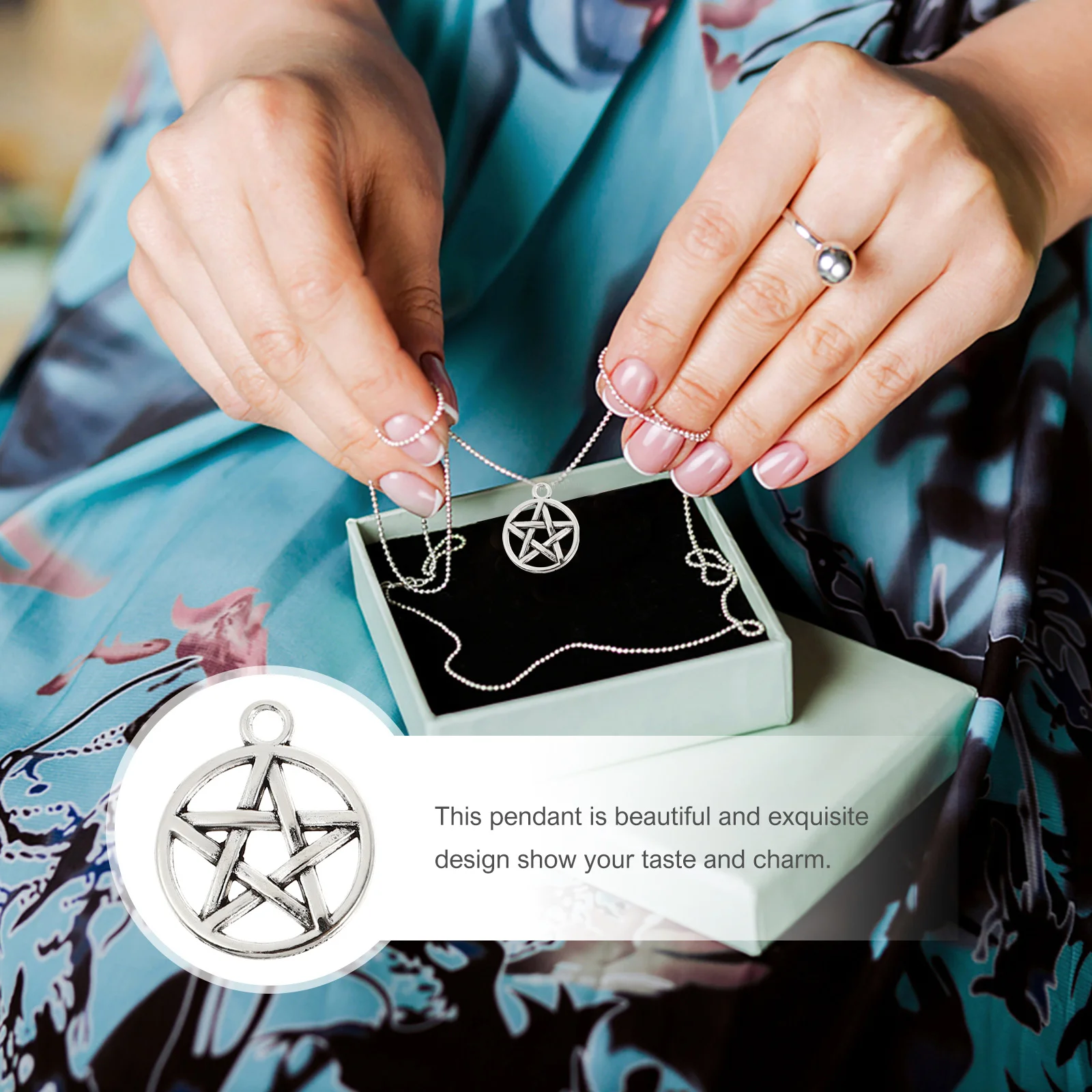 50Pcs Silver Tone Pentagram Pendant Unisex Jewelry Lightweight Comfortable Charming Style for Men Women Pendant for Men
50Pcs Silver Tone Pentagram Pendant Unisex Jewelry Lightweight Comfortable Charming Style for Men Women Pendant for Men