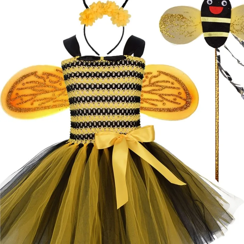 Children's Little Bee Performance Clothes Girls' Pettiskirt Girl's Gauze Dress Catwalk Show
Children's Little Bee Performance Clothes Girls' Pettiskirt Girl's Gauze Dress Catwalk Show