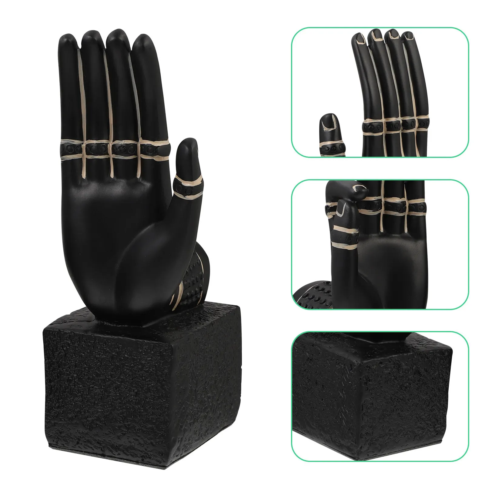 1Pair Resin Bookends Buddha Hand Vintage Design Retro Desktop Book Support Non-Slip Bottom for Home Office Decor
1Pair Resin Bookends Buddha Hand Vintage Design Retro Desktop Book Support Non-Slip Bottom for Home Office Decor