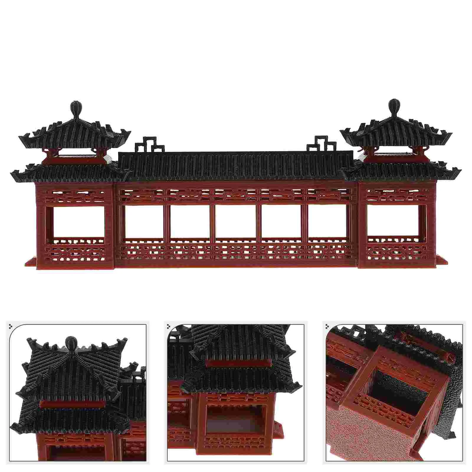Landscape Chinese Architecture Model Miniature Ancient Pavilion Plastic Corridor Rockery Garden Accessories Asian Style
Landscape Chinese Architecture Model Miniature Ancient Pavilion Plastic Corridor Rockery Garden Accessories Asian Style