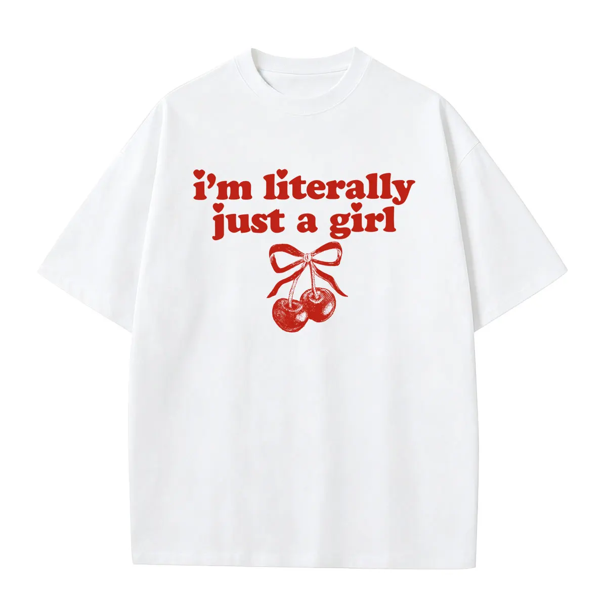 I'm Literally Just A Girl T-shirt Men Women Casual Funny Oversized Short Sleeve T Shirts Unisex Y2k Summer Cozy Cotton T-shirts
I'm Literally Just A Girl T-shirt Men Women Casual Funny Oversized Short Sleeve T Shirts Unisex Y2k Summer Cozy Cotton T-shirts
