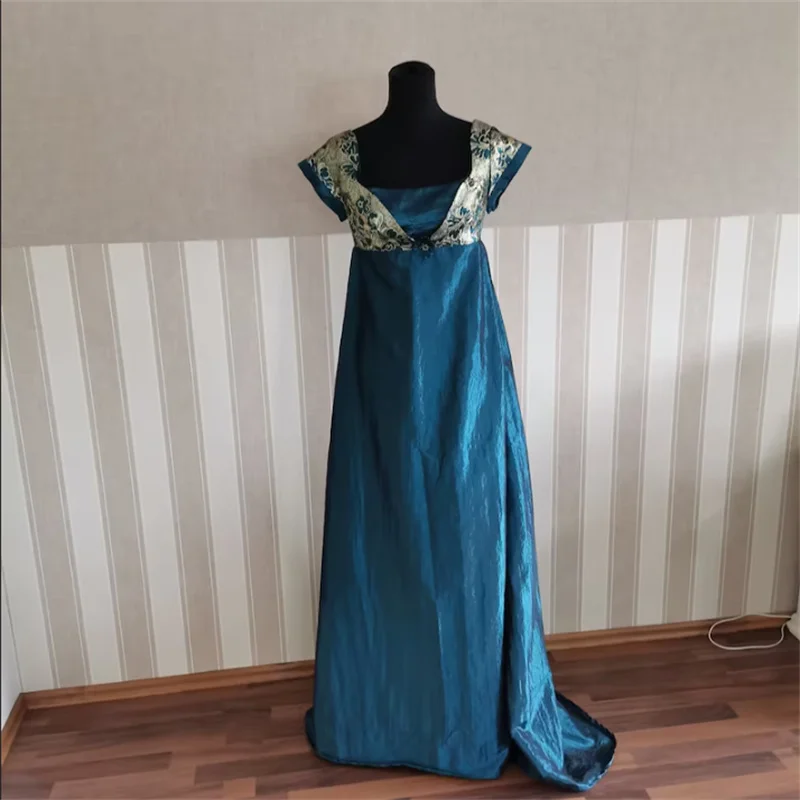Victorian High Waistline Regency Empire Dress Women Vintage Jane Austen Tea Party Ball Gown Custom Made
Victorian High Waistline Regency Empire Dress Women Vintage Jane Austen Tea Party Ball Gown Custom Made