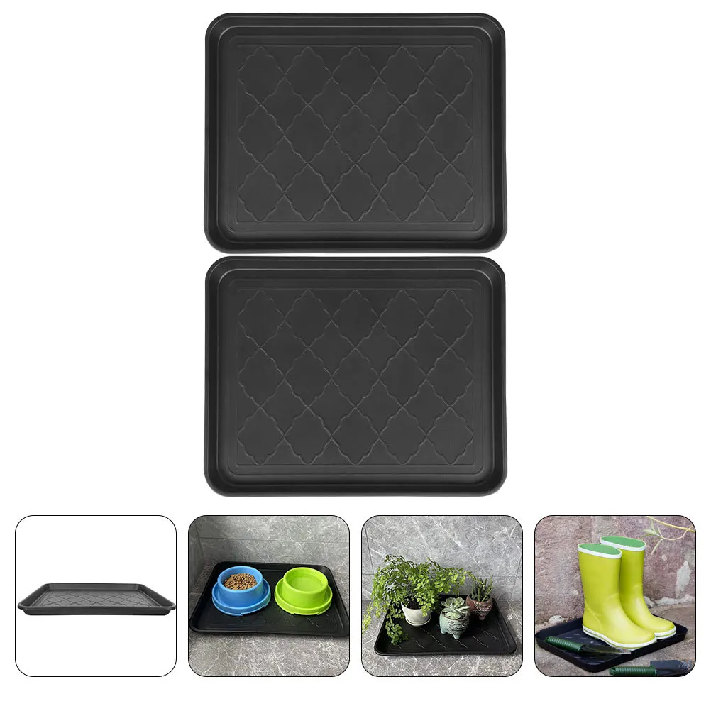 2Pcs Pet Food Tray Mat PP Material Non-Slip Shoe Boot Tray for Indoor Outdoor Use Mud Rain Dirt Containment Entryway Hallway
2Pcs Pet Food Tray Mat PP Material Non-Slip Shoe Boot Tray for Indoor Outdoor Use Mud Rain Dirt Containment Entryway Hallway