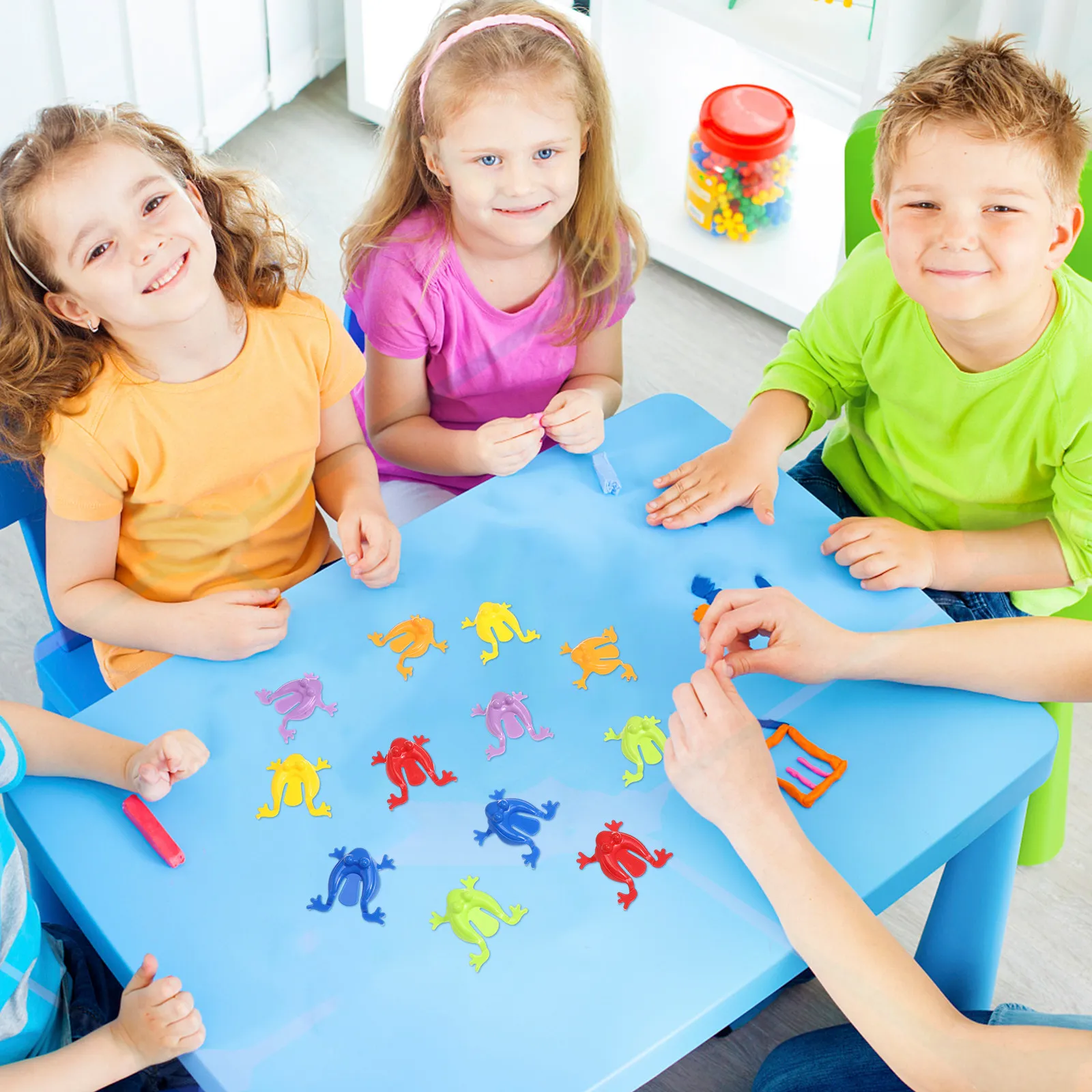 24Pcs Bouncing Frog Pressing Jumping Plaything Kids Educational Party Gift Fun Game Random Color Bouncing Frogs
24Pcs Bouncing Frog Pressing Jumping Plaything Kids Educational Party Gift Fun Game Random Color Bouncing Frogs
