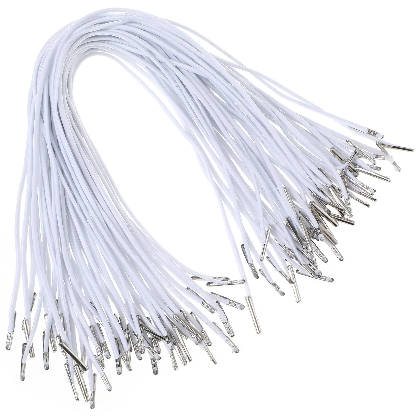 50pcs Elastic Barbed Cords Stretch Round String Eye Lanyard Sewing Journal Hats Rope Metal Barbs Craft Project
50pcs Elastic Barbed Cords Stretch Round String Eye Lanyard Sewing Journal Hats Rope Metal Barbs Craft Project