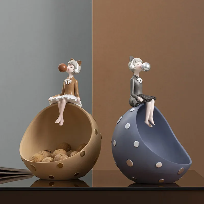 Nordic ins bubble girl storage ornaments key tray fruit debris storage box storage desktop home decoration accessories crafts
Nordic ins bubble girl storage ornaments key tray fruit debris storage box storage desktop home decoration accessories crafts