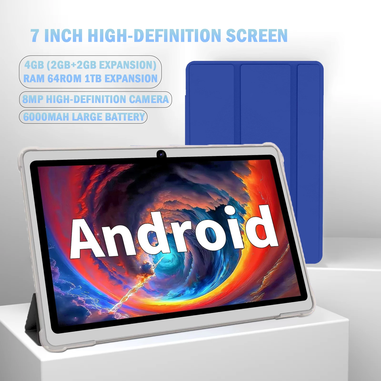 2026 Global Version 7 Inch 4G WiFi Kids' tablet Quad Core 2GB RAM 32GB ROM Dual Cameras Children's Gifts Tablets Android 13.0
2026 Global Version 7 Inch 4G WiFi Kids' tablet Quad Core 2GB RAM 32GB ROM Dual Cameras Children's Gifts Tablets Android 13.0