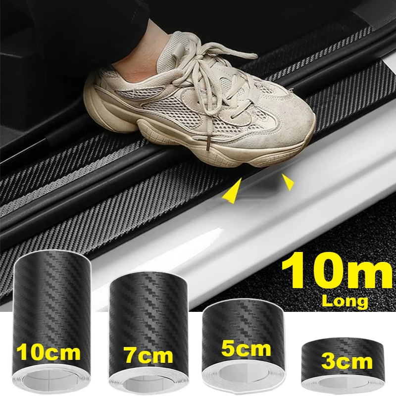 3D Carbon Fiber Sticker Paste Car Threshold Protective Film Tape Anti Scratch Waterproof Matte Black Nano Sticker for Car Body
3D Carbon Fiber Sticker Paste Car Threshold Protective Film Tape Anti Scratch Waterproof Matte Black Nano Sticker for Car Body