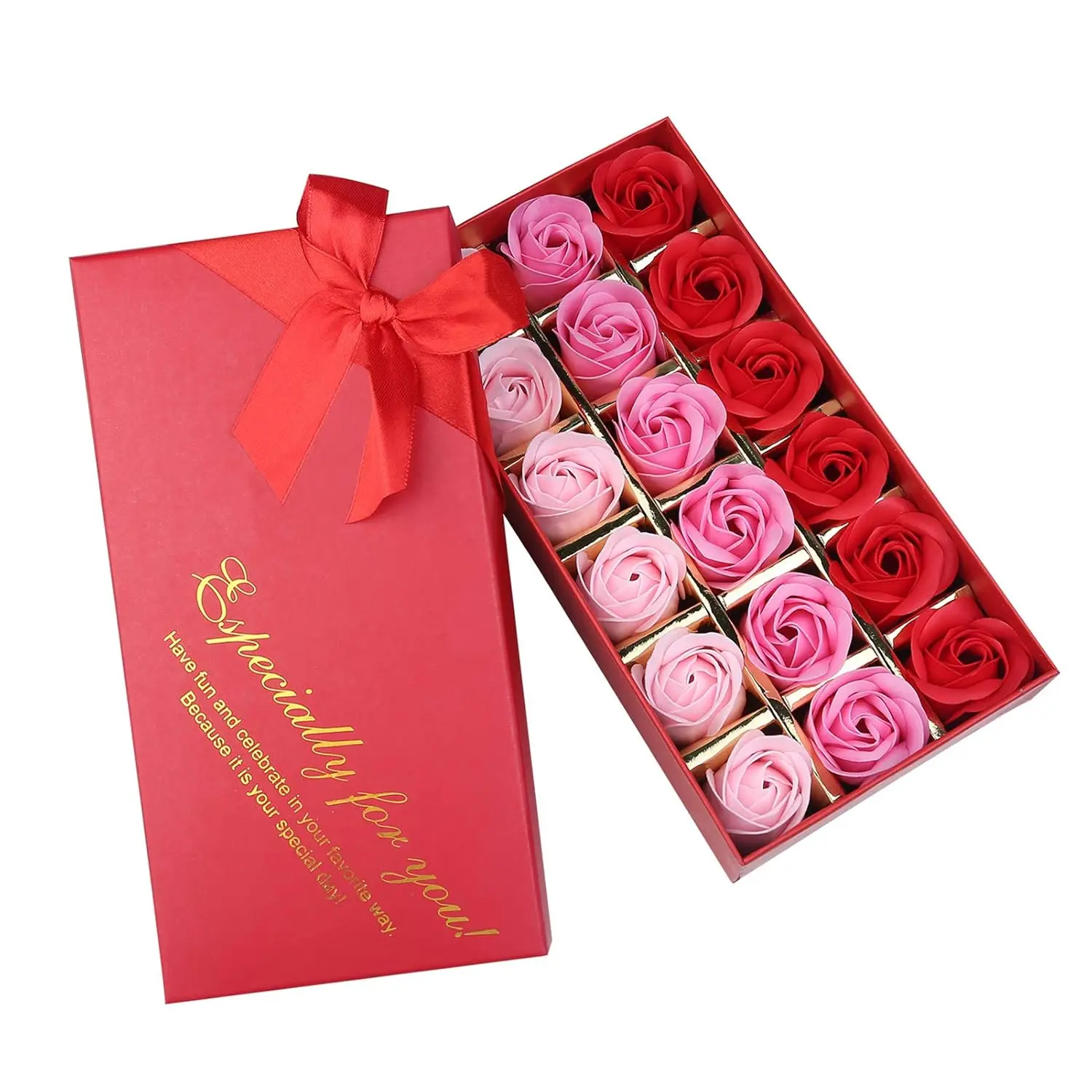 18 PCS Floral Scented Bath Soap Rose Flower Petals, Plant Essential Oil Rose Soap Set, Gift for Her Women Mom Girlfriend
18 PCS Floral Scented Bath Soap Rose Flower Petals, Plant Essential Oil Rose Soap Set, Gift for Her Women Mom Girlfriend