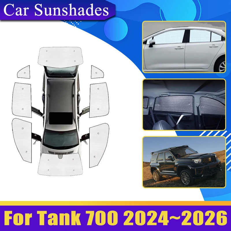 Full Coverage Sunshade For GWM Tank 700 Hi4-t 2024~2026 Car Window Windshield Sunshade Protect Sun Shade Anti-UV Accessories
Full Coverage Sunshade For GWM Tank 700 Hi4-t 2024~2026 Car Window Windshield Sunshade Protect Sun Shade Anti-UV Accessories