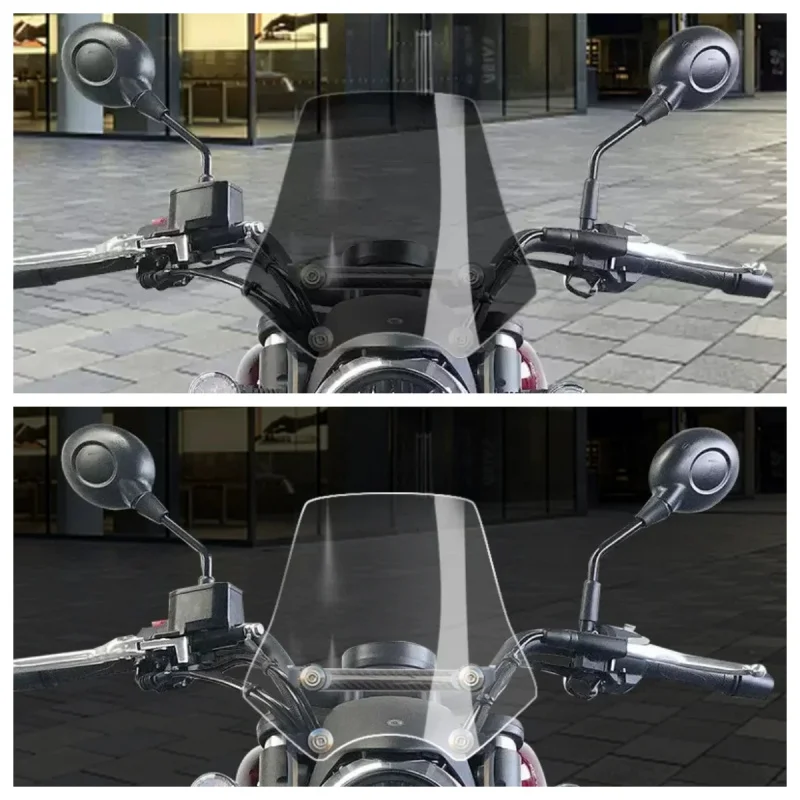 New For QJMOTO SRV300 Accessories Windshield Sports Windscreen Wind Deflector Fit QJMOTO SRV300 SRV125 SRV250 SRV 125 / 250 /300
New For QJMOTO SRV300 Accessories Windshield Sports Windscreen Wind Deflector Fit QJMOTO SRV300 SRV125 SRV250 SRV 125 / 250 /300