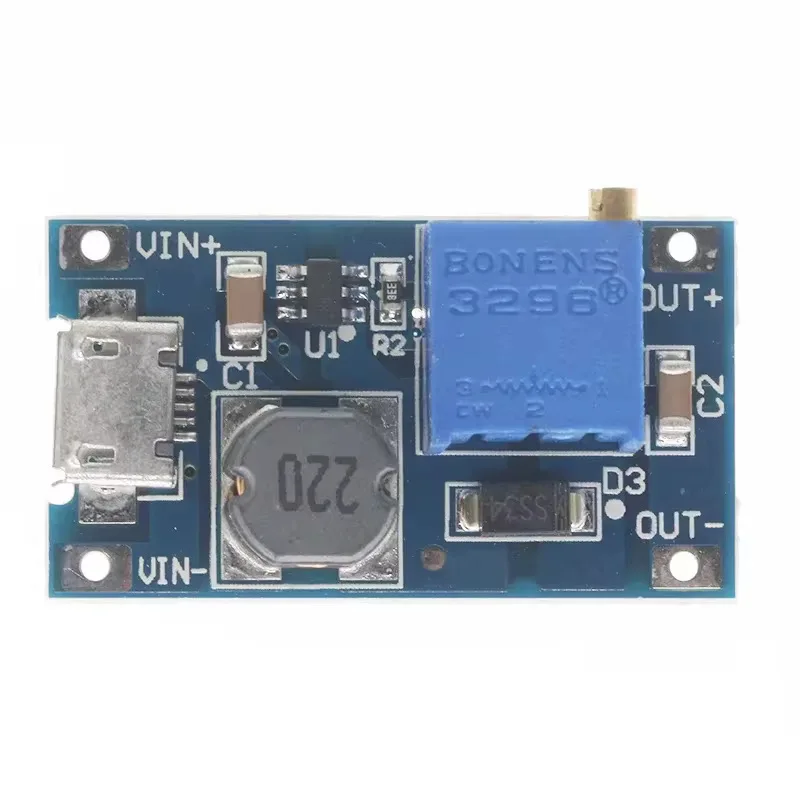 10pcs MT3608 DC DC Boost Module 2A 2V 24V to 5V 9V 12V 28V Adjustable Step Up Converter for Arduino DIY
10pcs MT3608 DC DC Boost Module 2A 2V 24V to 5V 9V 12V 28V Adjustable Step Up Converter for Arduino DIY