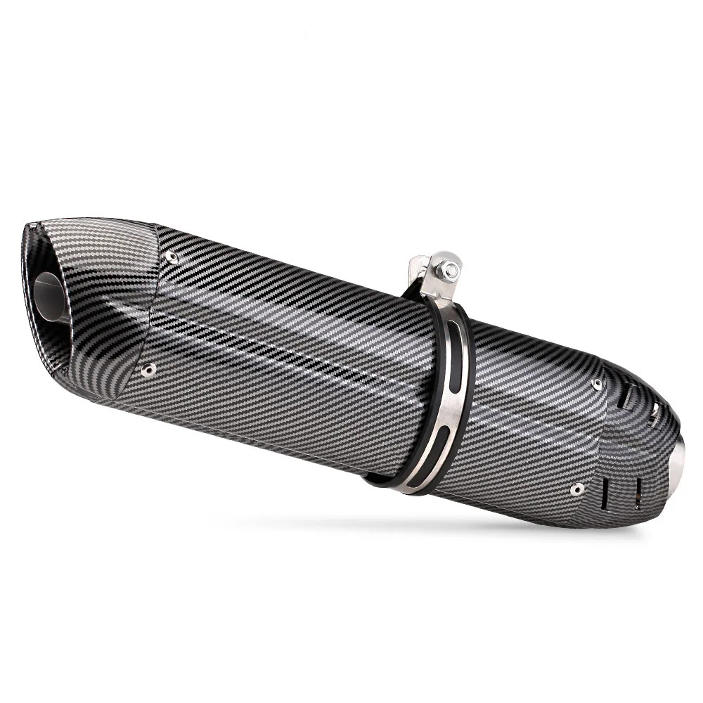 470mm Motorcycle Exhaust Modified Stainless Steel Muffler With DB Killer For Honda PCX160 R6 Z1000 Ninja650 Z650 CBR250r
470mm Motorcycle Exhaust Modified Stainless Steel Muffler With DB Killer For Honda PCX160 R6 Z1000 Ninja650 Z650 CBR250r