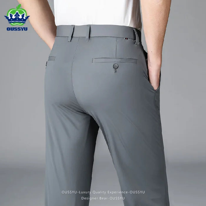 High Stretch Summer Ultra-thin Men's Dress Pants Business Formal Trousers for Men Long Suit Pants Plus Size 40 Brand Clothing
High Stretch Summer Ultra-thin Men's Dress Pants Business Formal Trousers for Men Long Suit Pants Plus Size 40 Brand Clothing