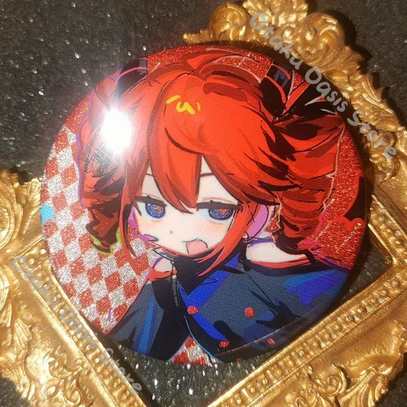 Kasane Teto Double Flash Badge Keychain Anime Emblem Collect Card Breastpin Pins Cosplay High Quality Ornaments
Kasane Teto Double Flash Badge Keychain Anime Emblem Collect Card Breastpin Pins Cosplay High Quality Ornaments