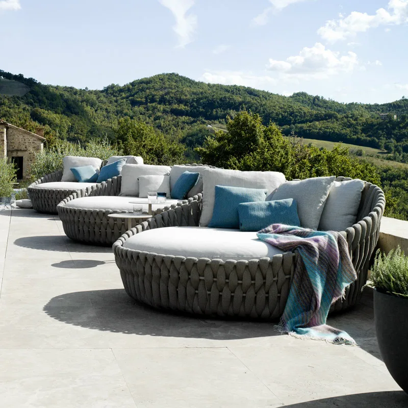Outdoor courtyard bed rattan sofa open-air garden balcony swimming pool lazy bed beach lounger outdoor leisure bed
Outdoor courtyard bed rattan sofa open-air garden balcony swimming pool lazy bed beach lounger outdoor leisure bed