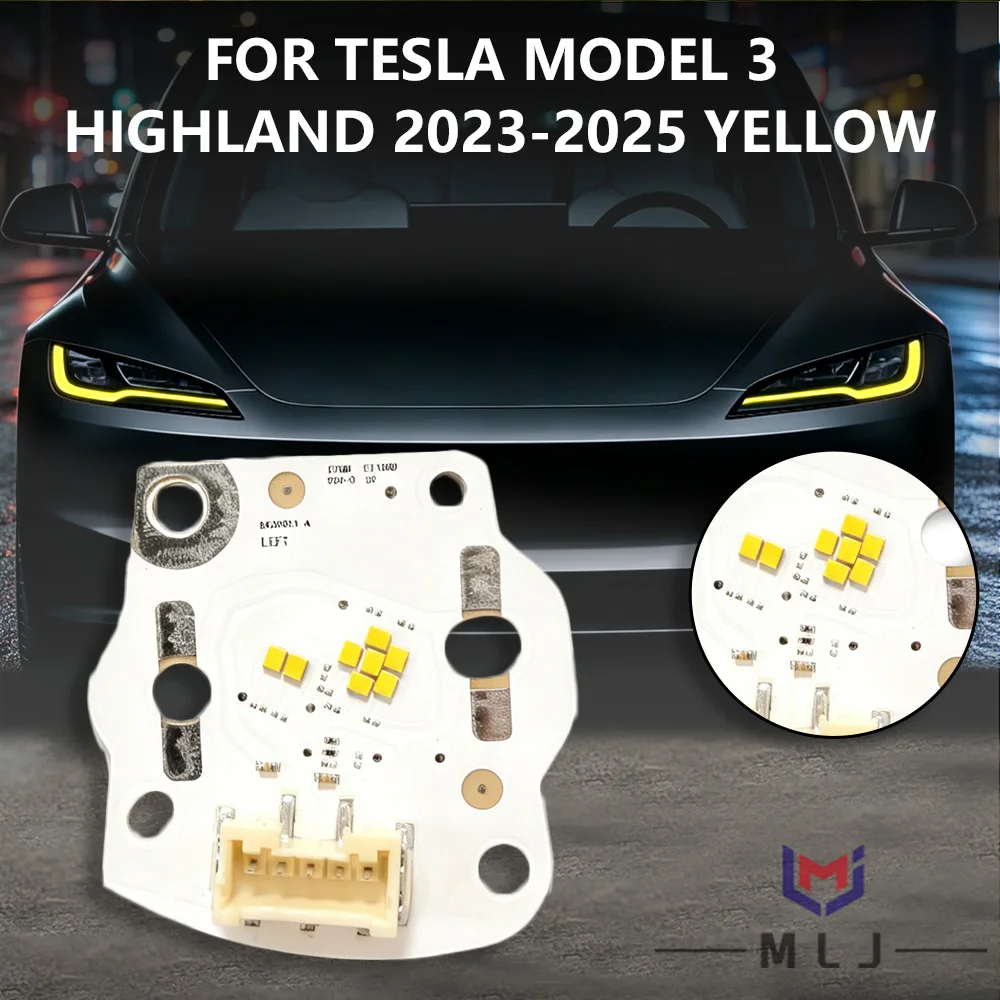 Yellow Angel Eyes DRL LED Chip Boards Daytime Running Light Modified Spare Parts For Tesla Model 3 2023 2024 2025 Headlight
Yellow Angel Eyes DRL LED Chip Boards Daytime Running Light Modified Spare Parts For Tesla Model 3 2023 2024 2025 Headlight