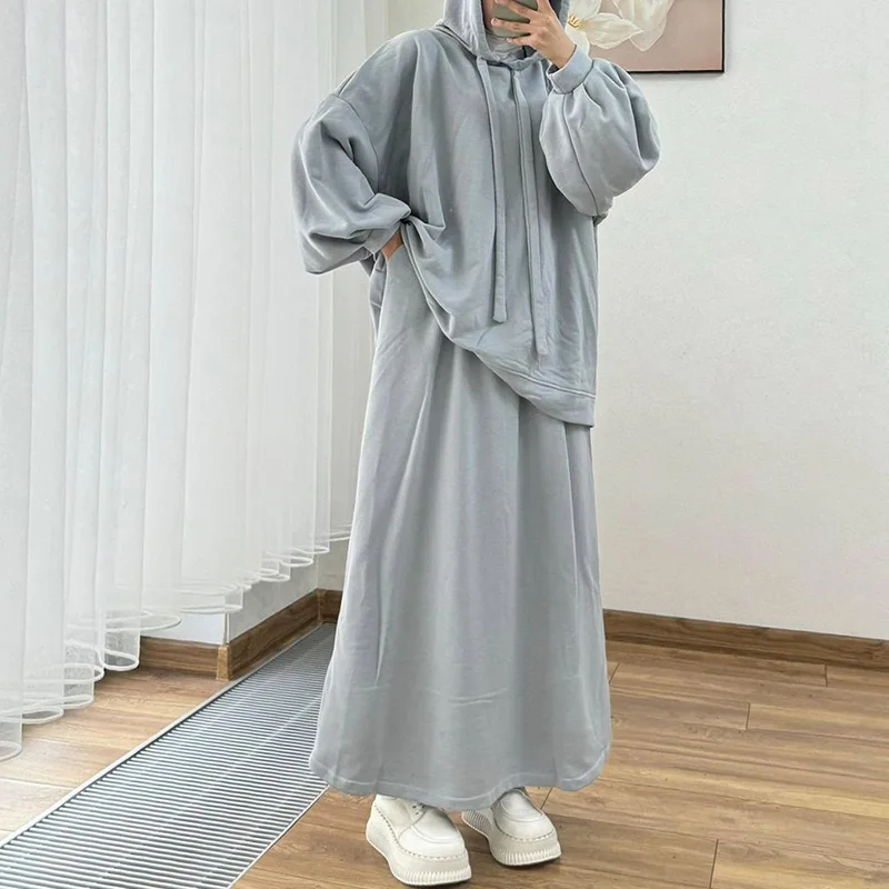 Spring Autumn Women Set Long Sleeves Hooded Hoodie+High Waist Loose Bust Skirt Suit Female Fashion Street Two-piece Set Outfits
Spring Autumn Women Set Long Sleeves Hooded Hoodie+High Waist Loose Bust Skirt Suit Female Fashion Street Two-piece Set Outfits