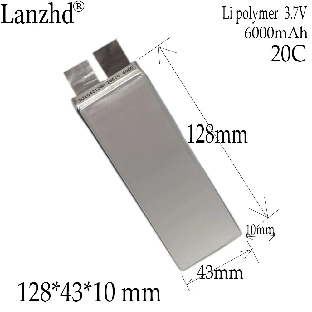 1-12pcs 3.7v 6000mAh 20C high rate lithium polymer battery for diy 22.2v 14.8V UAV plant protection machine car start 1043128
1-12pcs 3.7v 6000mAh 20C high rate lithium polymer battery for diy 22.2v 14.8V UAV plant protection machine car start 1043128